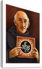 Canvas Print - St. Bernardine of Siena by J. Lonneman