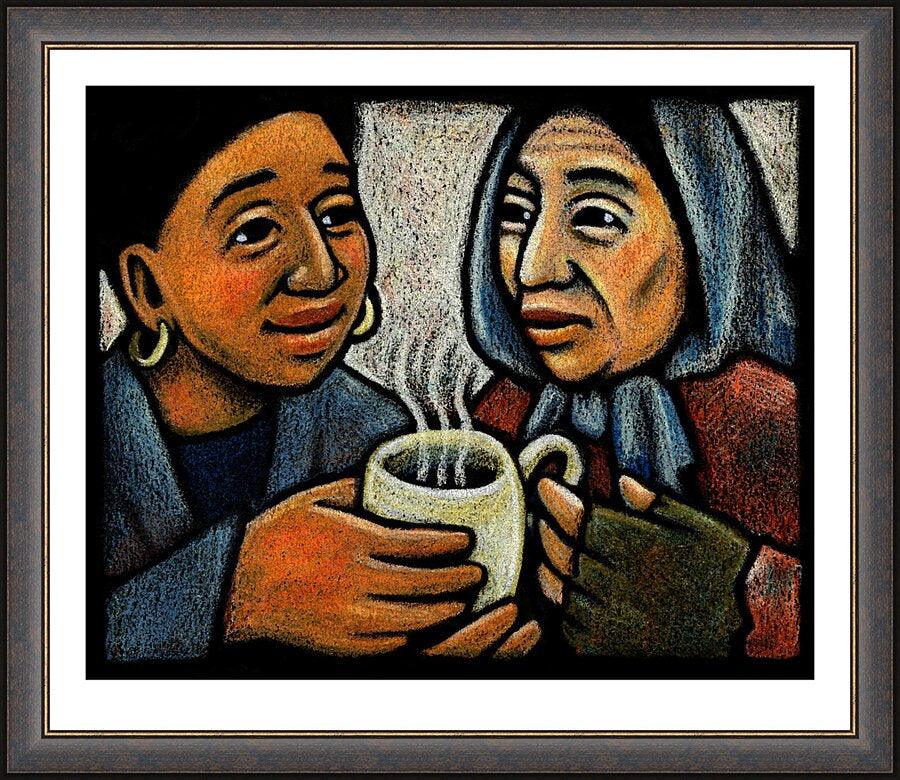 Wall Frame Espresso - Blessed Are the Poor by J. Lonneman