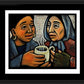 Wall Frame Black, Matted - Blessed Are the Poor by Julie Lonneman - Trinity Stores