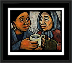 Wall Frame Black - Blessed Are the Poor by J. Lonneman