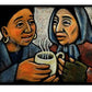 Wall Frame Espresso, Matted - Blessed Are the Poor by Julie Lonneman - Trinity Stores