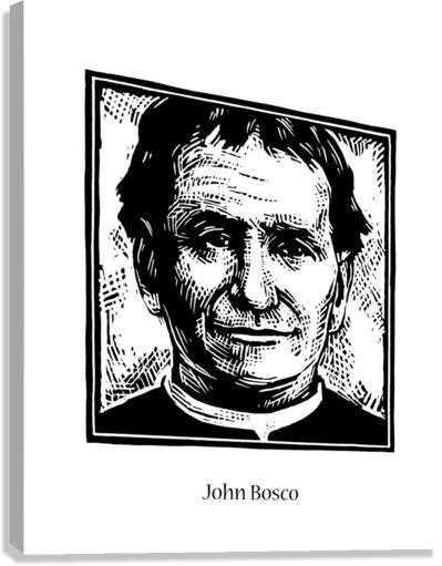 Canvas Print - St. John Bosco by J. Lonneman