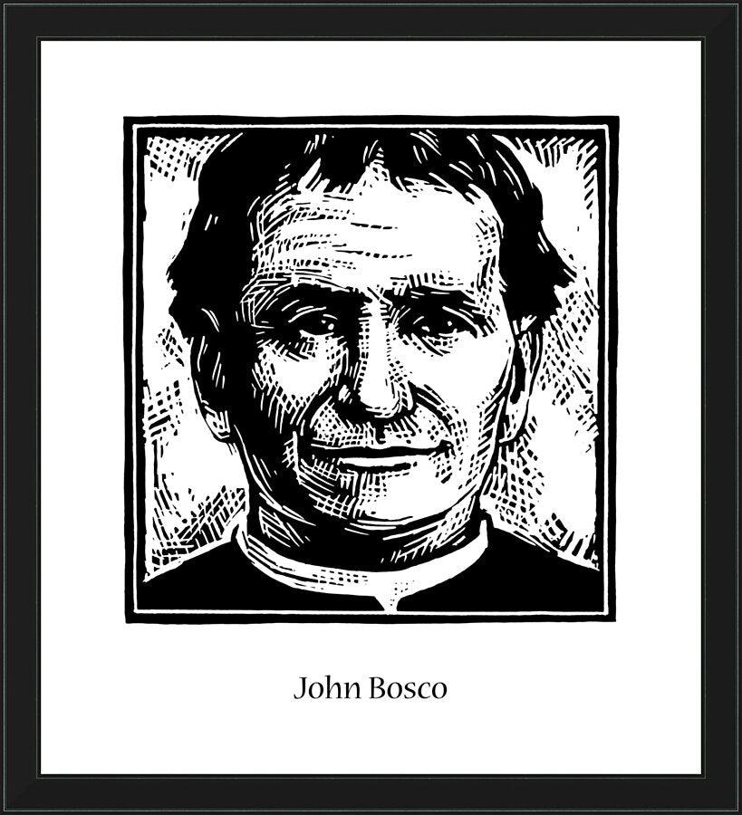 Wall Frame Black - St. John Bosco by Julie Lonneman - Trinity Stores