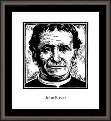 Wall Frame Espresso - St. John Bosco by J. Lonneman