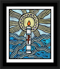 Wall Frame Black - Baptism by J. Lonneman