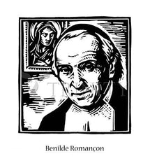 Metal Print - St. Benhilde Romançon by J. Lonneman