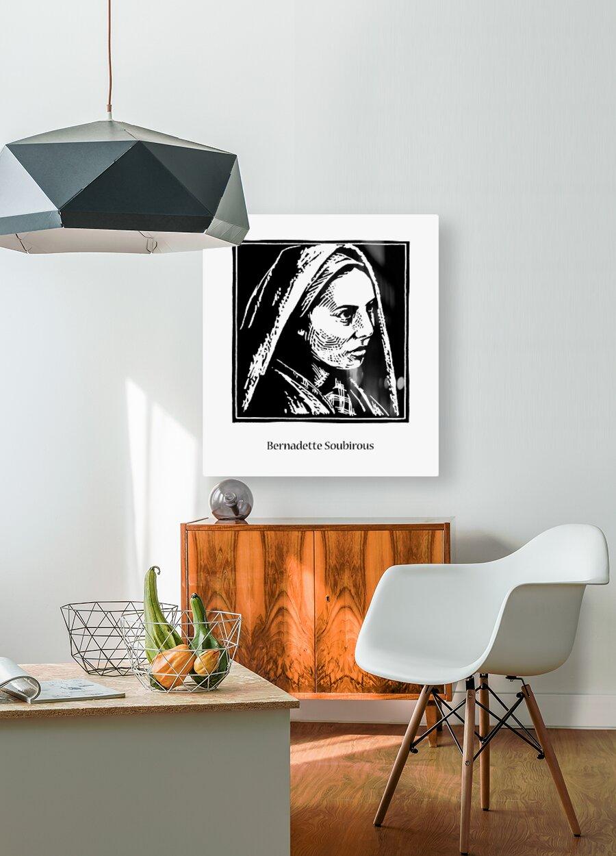 Acrylic Print - St. Bernadette Soubirous by Julie Lonneman - Trinity Stores