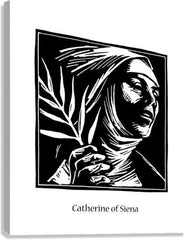 Canvas Print - St. Catherine of Siena by J. Lonneman