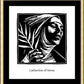 Wall Frame Gold, Matted - St. Catherine of Siena by J. Lonneman