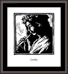 Wall Frame Espresso - St. Cecilia by J. Lonneman