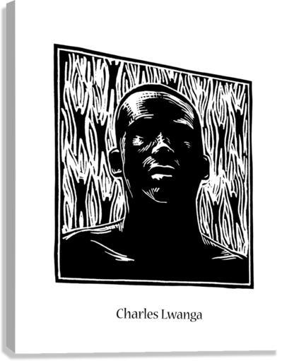 Canvas Print - St. Charles Lwanga by Julie Lonneman - Trinity Stores