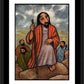 Wall Frame Black, Matted - Lent, 2nd Sunday - Climbing Mount Tabor by Julie Lonneman - Trinity Stores