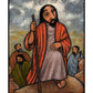Wall Frame Black, Matted - Lent, 2nd Sunday - Climbing Mount Tabor by J. Lonneman
