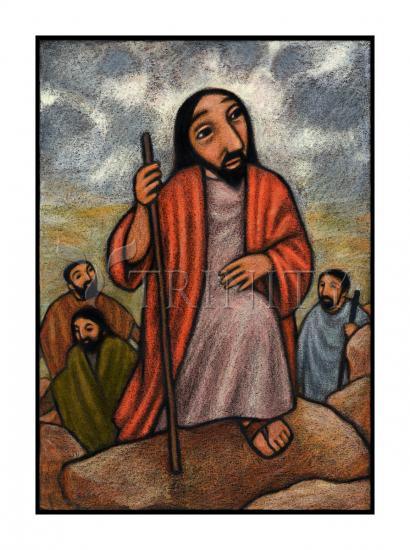 Acrylic Print - Lent, 2nd Sunday - Climbing Mount Tabor by J. Lonneman