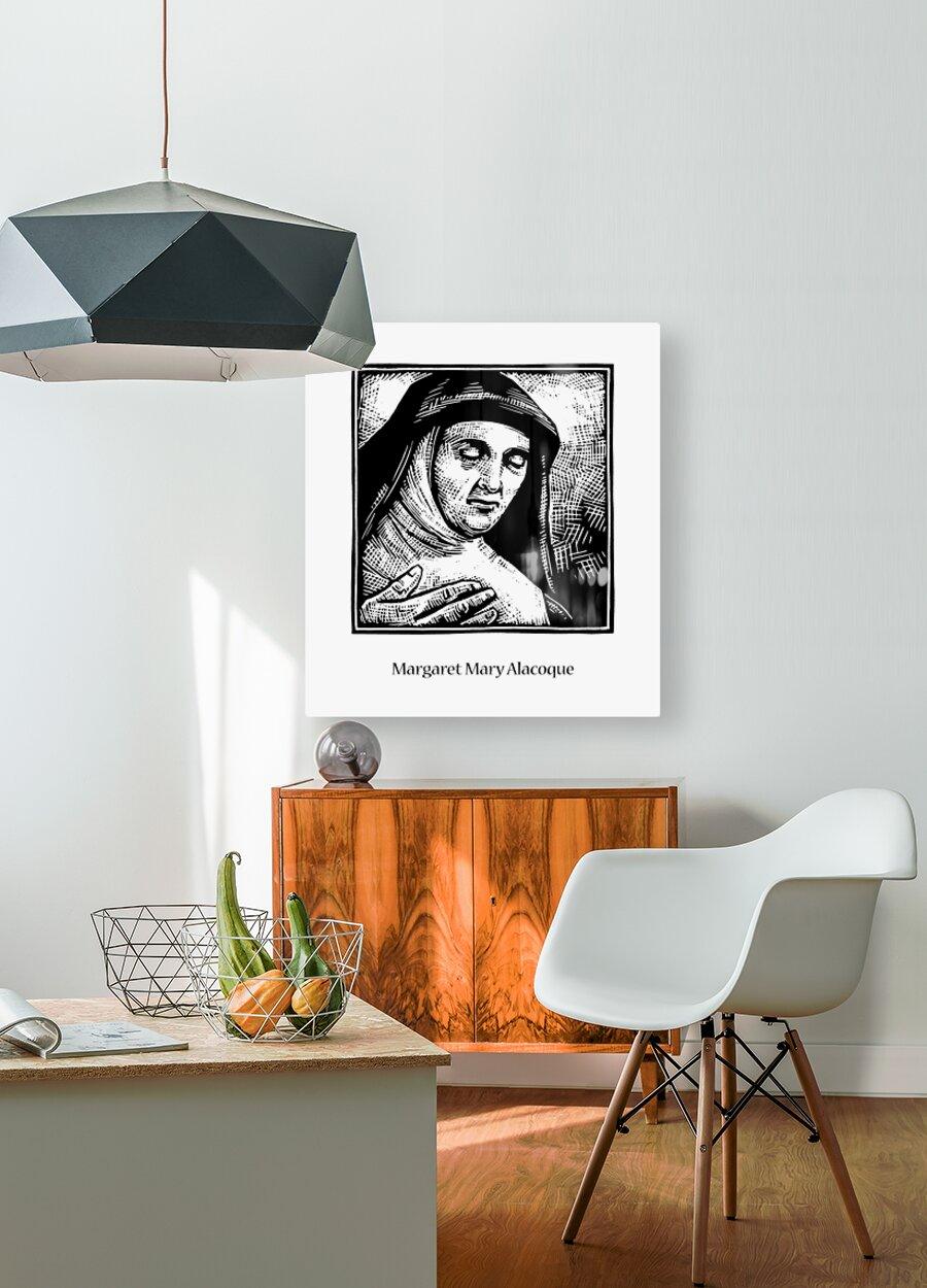 Acrylic Print - St. Margaret Mary Alacoque by Julie Lonneman - Trinity Stores