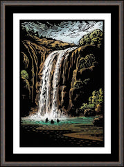 Wall Frame Espresso - Come to the Water by J. Lonneman