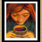 Wall Frame Gold, Matted - Communion Cup by J. Lonneman
