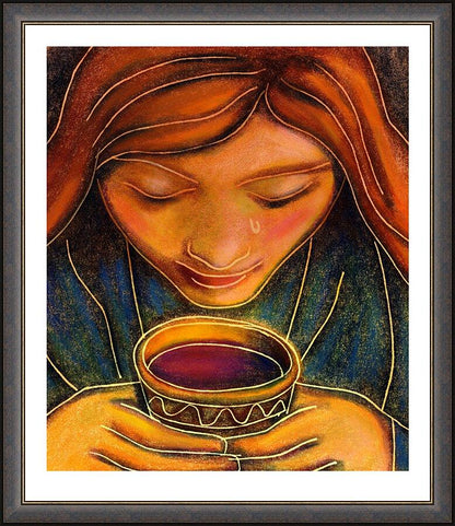Wall Frame Espresso - Communion Cup by J. Lonneman