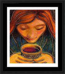 Wall Frame Black - Communion Cup by J. Lonneman