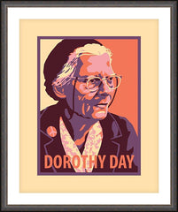 Wall Frame Espresso - Dorothy Day, Elder by J. Lonneman