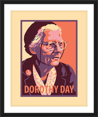 Wall Frame Black - Dorothy Day, Elder by J. Lonneman