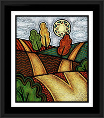 Wall Frame Black - Divergent Paths by J. Lonneman