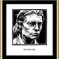 Wall Frame Gold, Matted - Dorothy Day by J. Lonneman