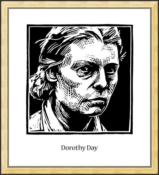 Wall Frame Gold - Dorothy Day by J. Lonneman