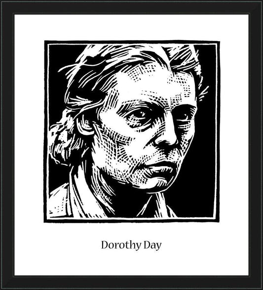 Wall Frame Black - Dorothy Day by J. Lonneman
