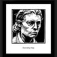 Wall Frame Black, Matted - Dorothy Day by J. Lonneman