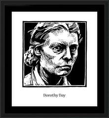 Wall Frame Black - Dorothy Day by J. Lonneman