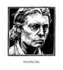 Metal Print - Dorothy Day by Julie Lonneman - Trinity Stores