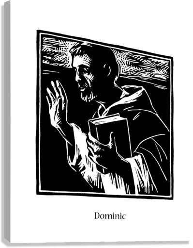Canvas Print - St. Dominic by J. Lonneman