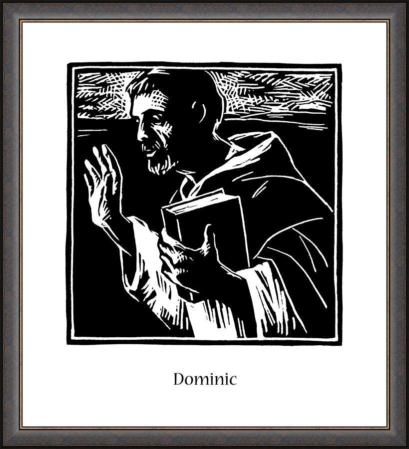 Wall Frame Espresso - St. Dominic by J. Lonneman