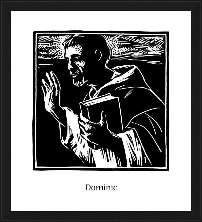 Wall Frame Black - St. Dominic by Julie Lonneman - Trinity Stores