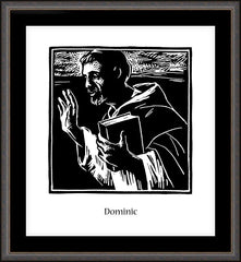 Wall Frame Espresso - St. Dominic by J. Lonneman