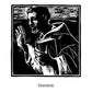 Wall Frame Espresso, Matted - St. Dominic by J. Lonneman