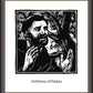 Wall Frame Espresso - St. Anthony of Padua by J. Lonneman