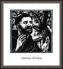 Wall Frame Espresso - St. Anthony of Padua by J. Lonneman