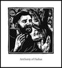 St. Anthony of Padua - Wood Plaque