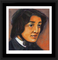 Wall Frame Black - St. Elizabeth Ann Seton by J. Lonneman