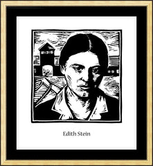 Wall Frame Gold - St. Edith Stein by J. Lonneman