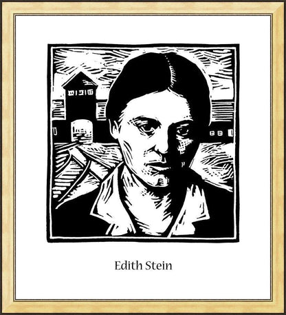 Wall Frame Gold - St. Edith Stein by Julie Lonneman - Trinity Stores