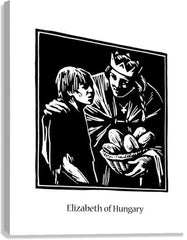 Canvas Print - St. Elizabeth of Hungary by J. Lonneman