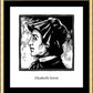 Wall Frame Gold, Matted - St. Elizabeth Seton by Julie Lonneman - Trinity Stores