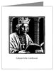 St. Edward the Confessor - Custom Text Note Card 