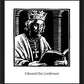 Wall Frame Gold - St. Edward the Confessor by J. Lonneman