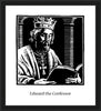 Wall Frame Black - St. Edward the Confessor by J. Lonneman