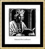 Wall Frame Gold, Matted - St. Edward the Confessor by J. Lonneman