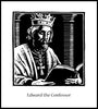 St. Edward the Confessor - Wood Plaque